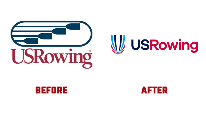 USRowing Before and After Logo (History)