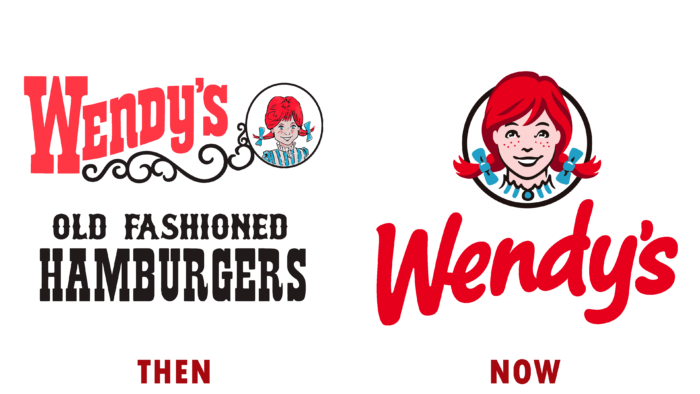 Wendy’s Logo (then and now)