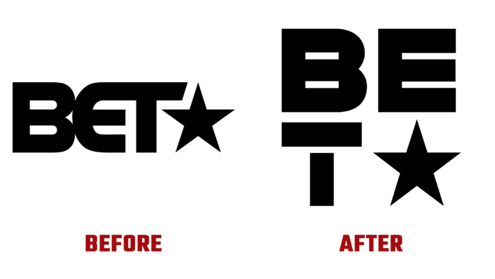 BET Before and After Logo (History)