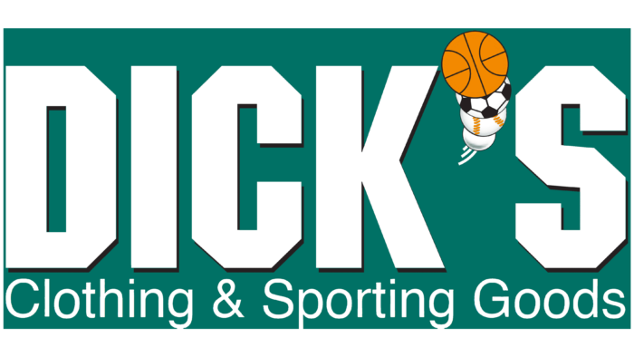 Dick's Clothing & Sporting Goods Logo 1980s
