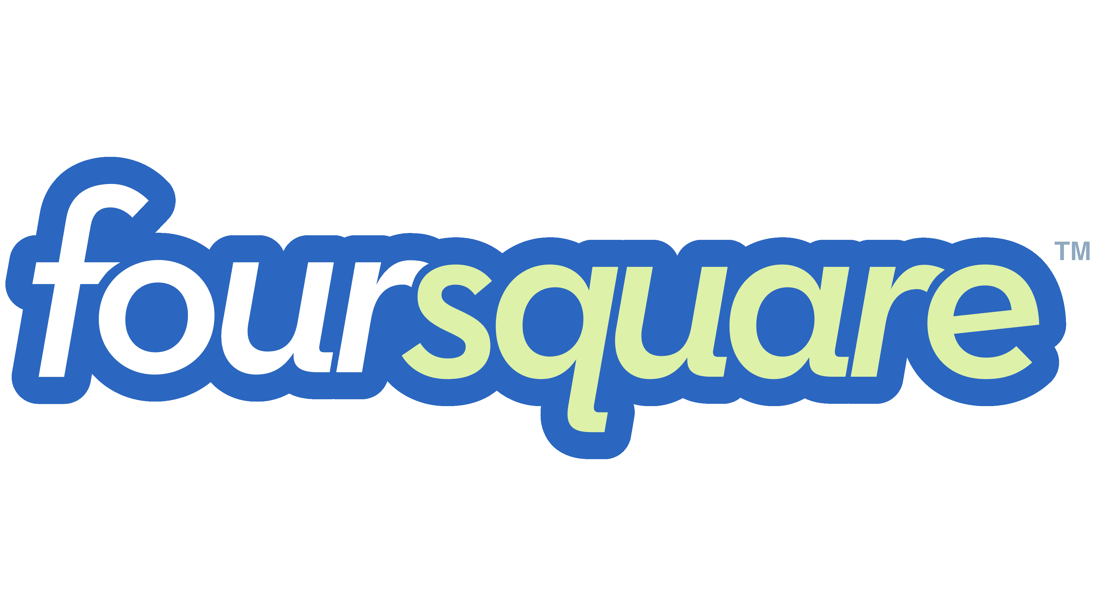 The old and new Foursquare logo  Four square, ? logo, Old and new