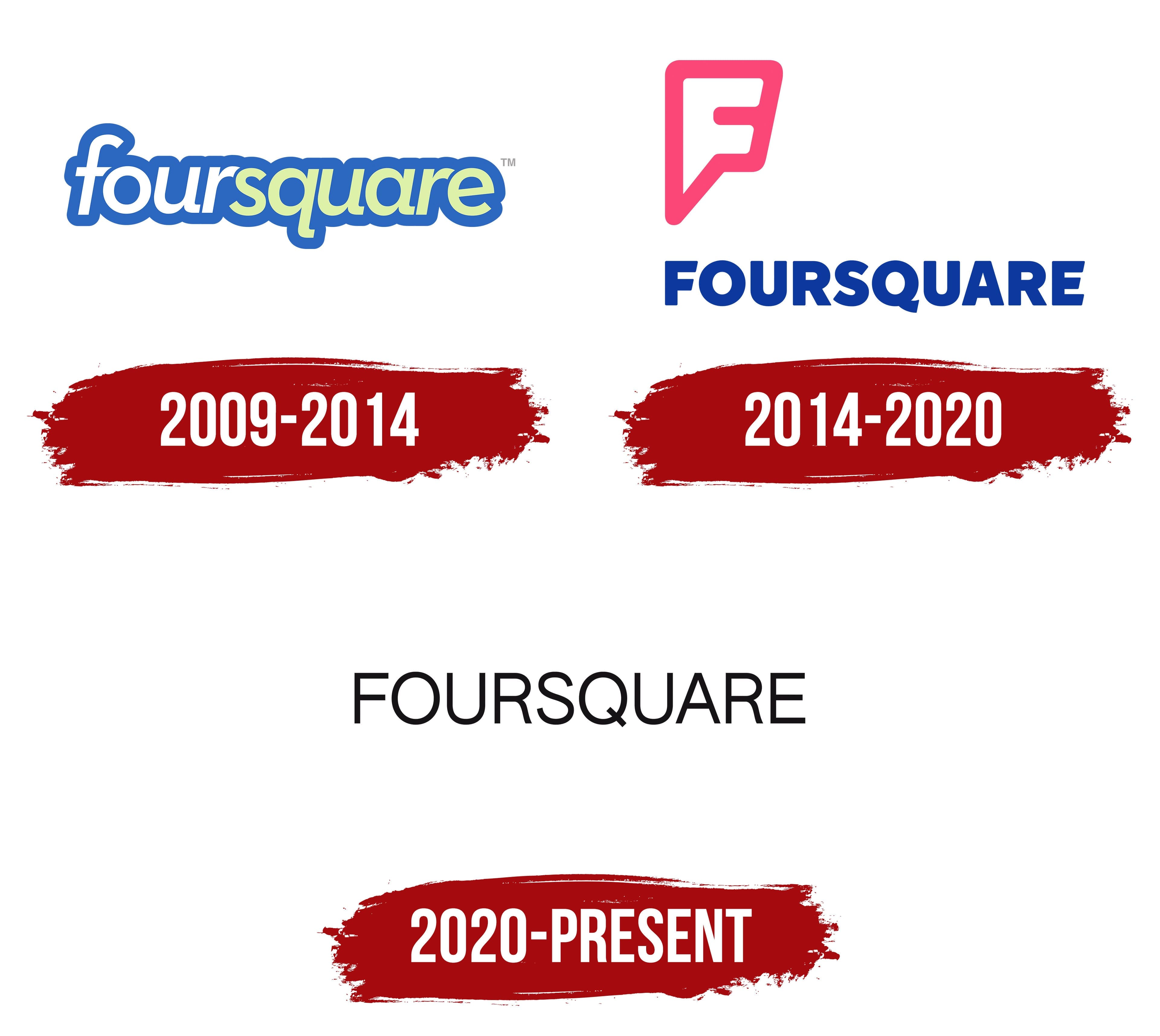 Foursquare Logo  Four square, Typographic logo, ? logo