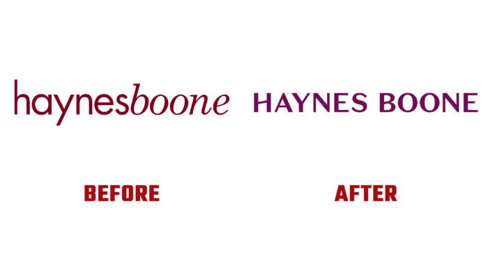 Haynes Boone Before and After Logo (History)