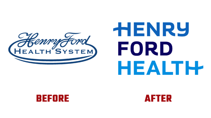 Henry Ford Health Before and After Logo (History)