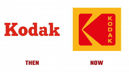 Kodak Logo then and now
