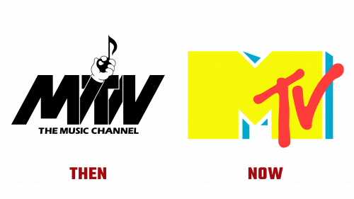 MTV Logo then and now