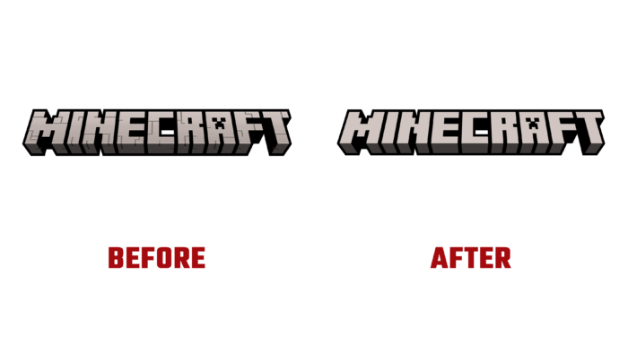 Minecraft Before and After Logo (History)