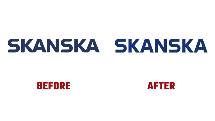 Skanska Before and After Logo (History)
