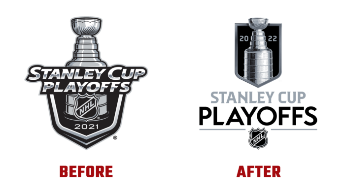 Stanley Cup Playoffs Before and After Logo (History)