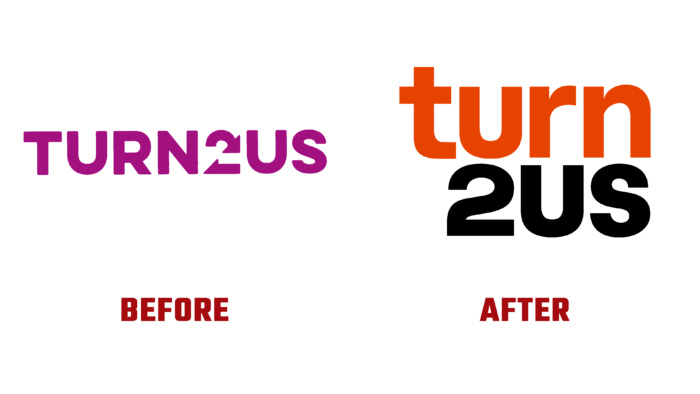 Turn2us Before and After Logo (History)