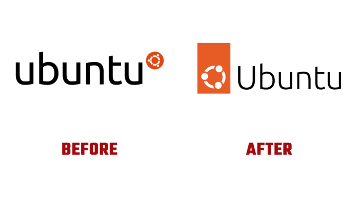 Ubuntu Before and After Logo (History)