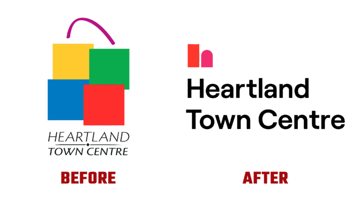 Heartland Town Centre Before and After Logo (History)