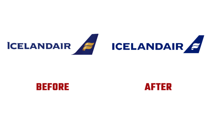 Icelandair Before and After Logo (History)