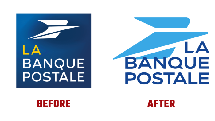 La Banque Postale Before and After Logo (History)