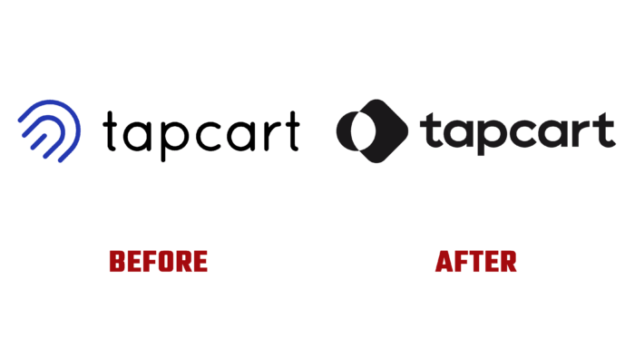 Tapcart Before and After Logo (History)