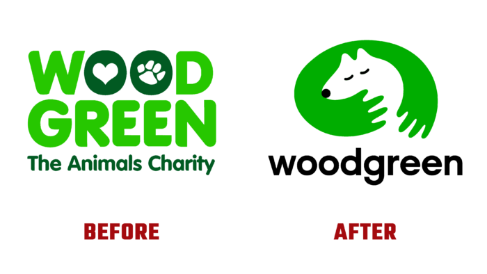 Woodgreen Before and After Logo (History)
