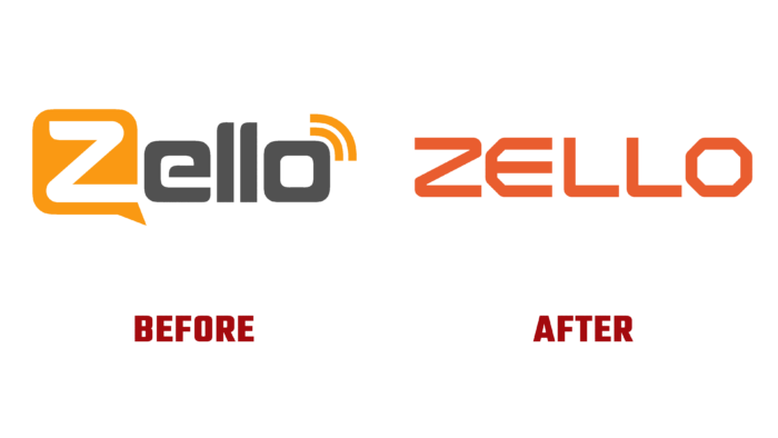 Zello Before and After Logo (History)