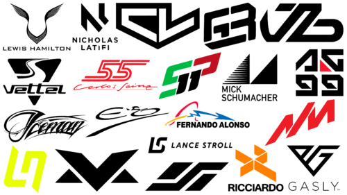 Formula 1 Drivers Logos