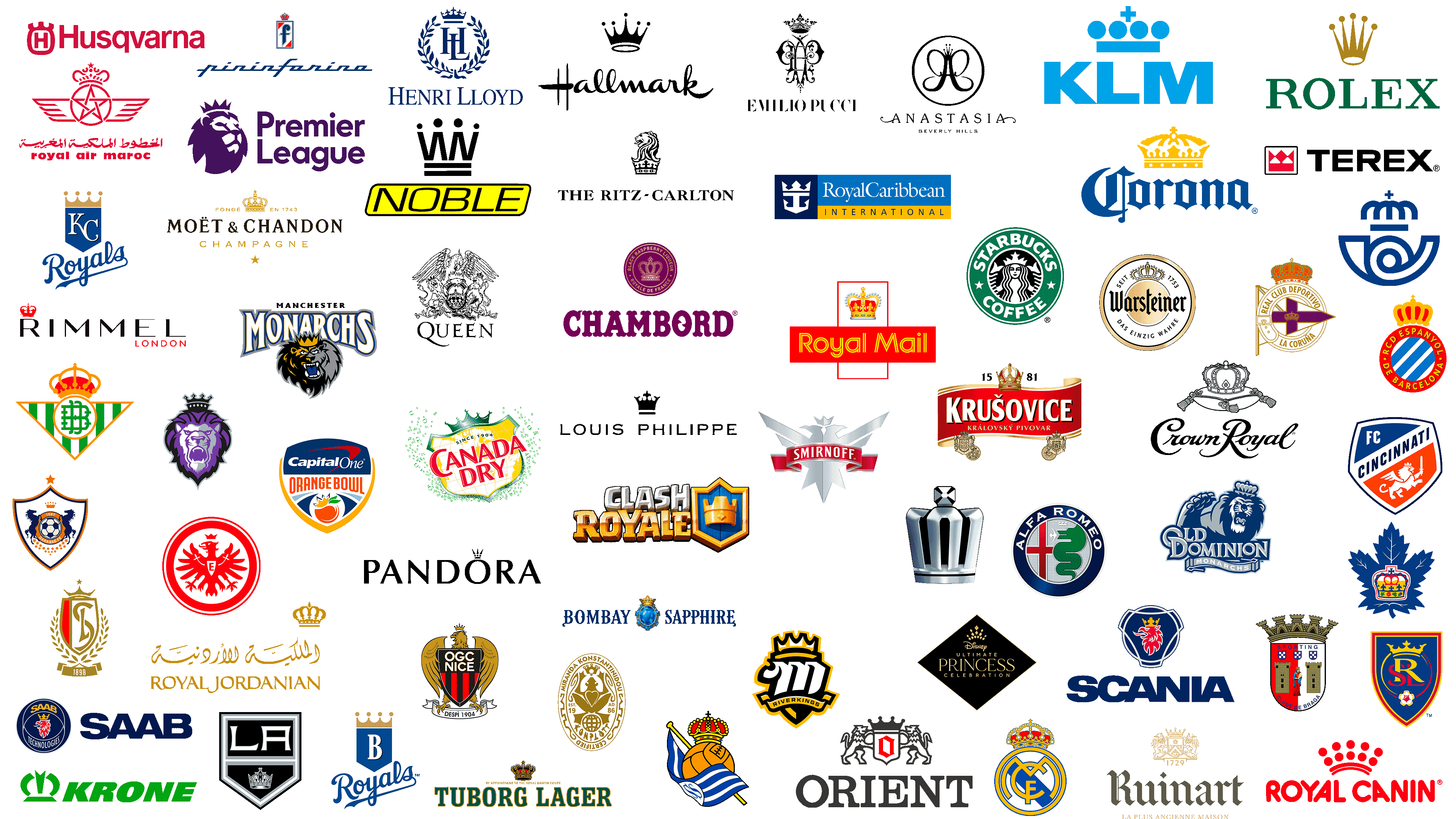 Most Famous Logos with a Crown
