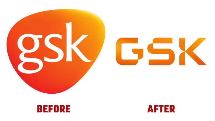 GSK Logo Before and After