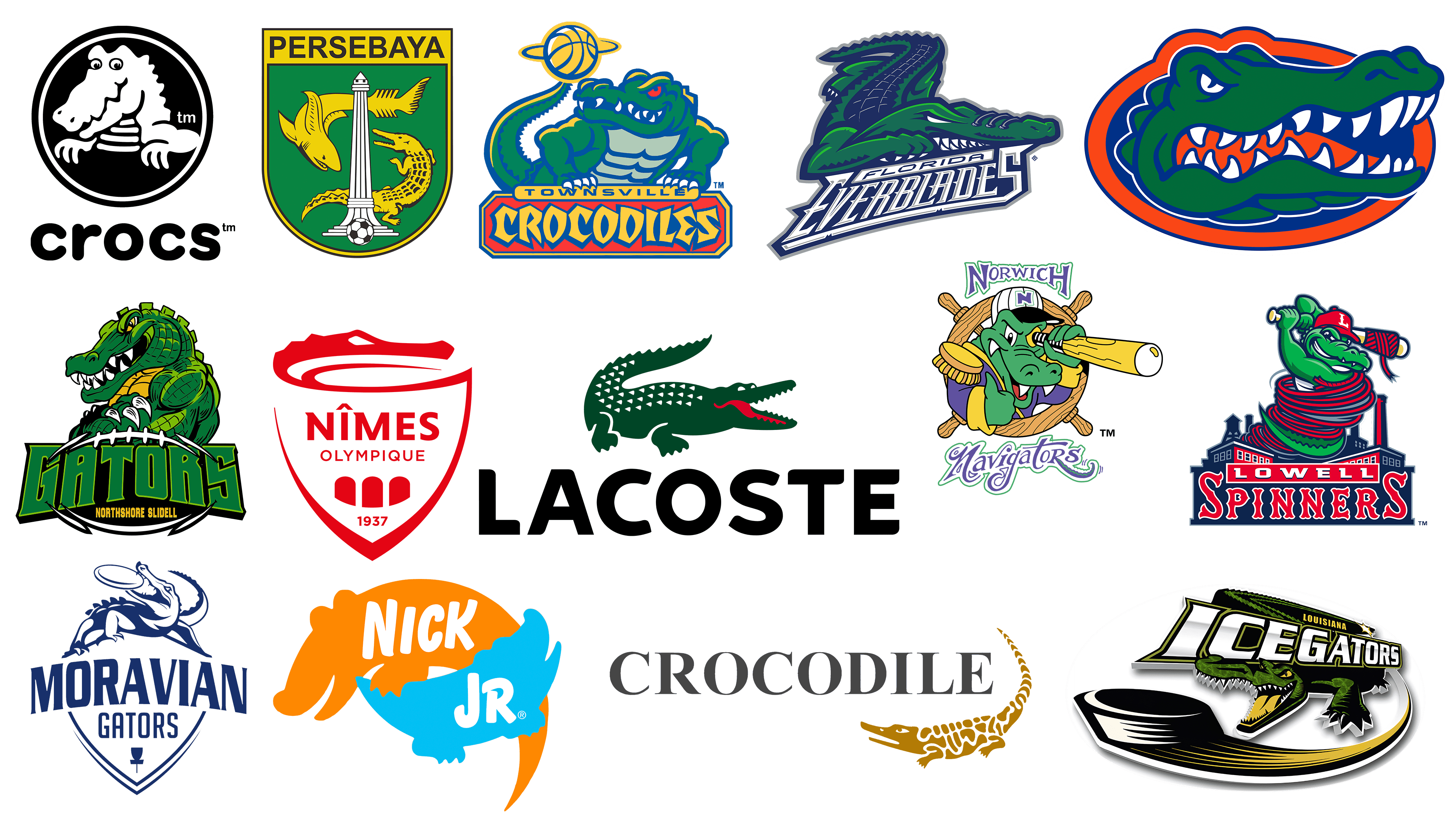 Most Famous Logos With A Crocodile | annadesignstuff.com