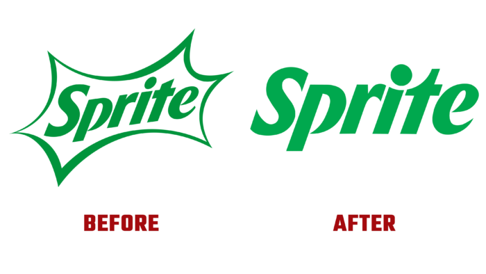 Sprite Logo Before and After