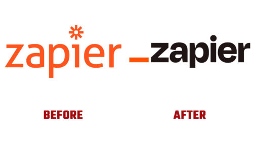 Zapier before and after Logo