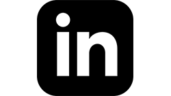 Linkedin Black Icon Logo PNG Vector