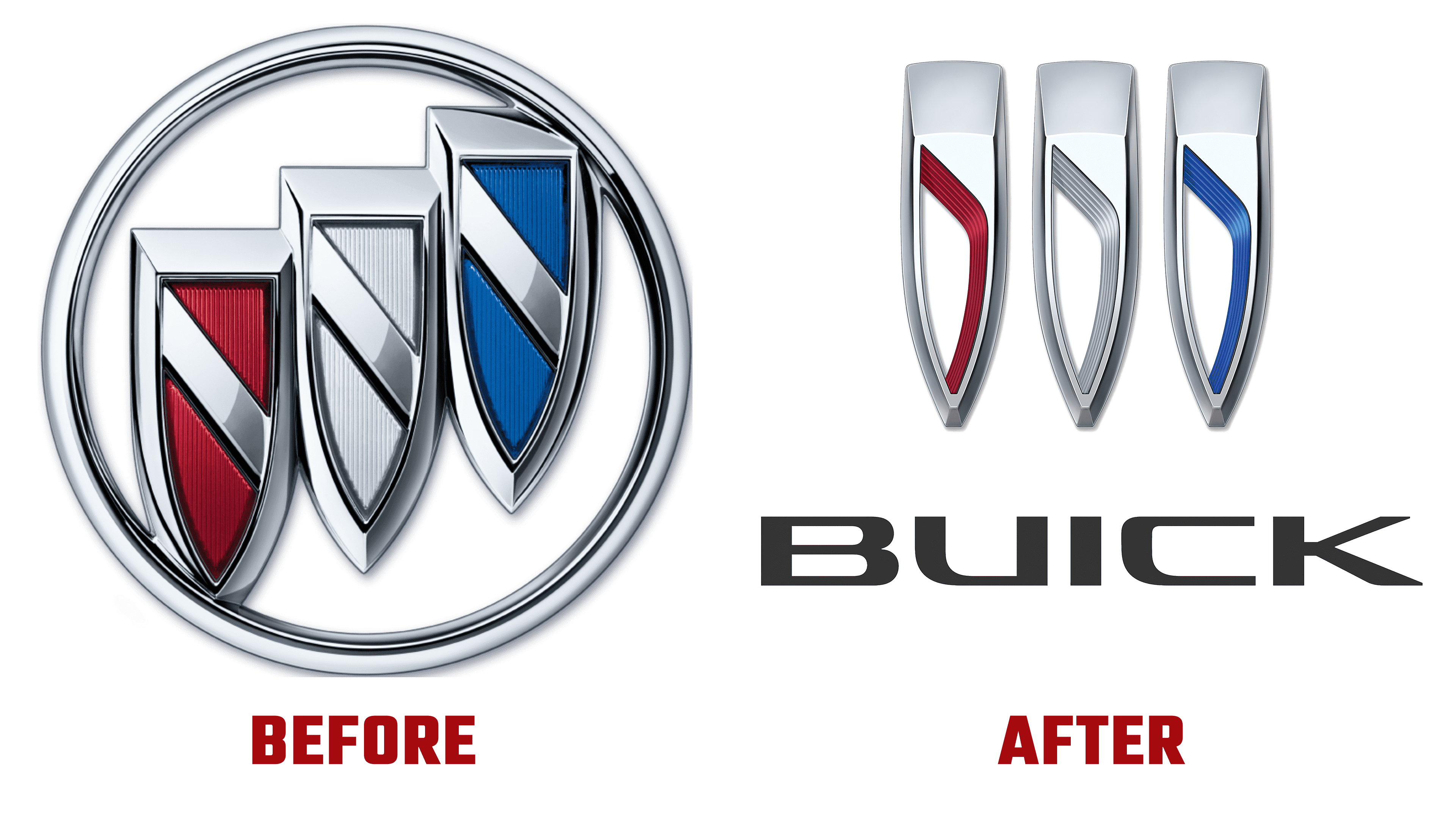 OEM Buick Emblem Lettering - Rear Trunk Logo For Lucerne, LaCrosse - Used, Chrome