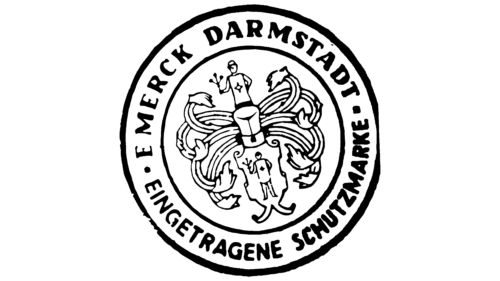 E. Merck Logo 1850
