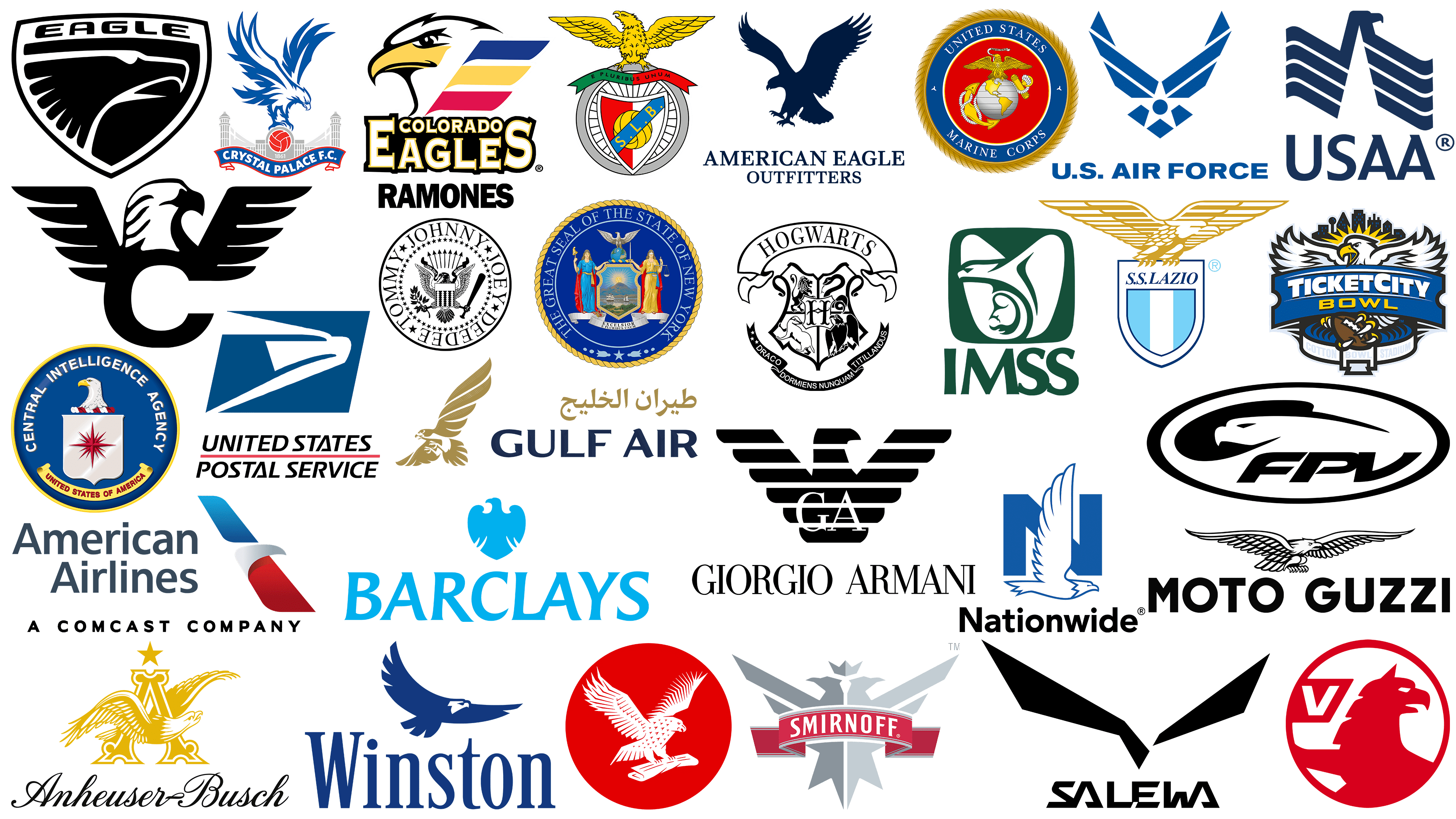 eagle logos brands