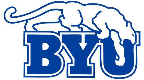 Brigham Young Cougars Logo 1982