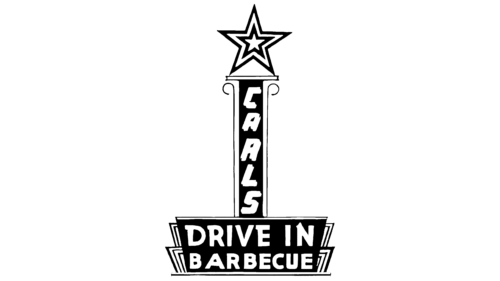 Carl's Drive-In Barbecue Logo 1941