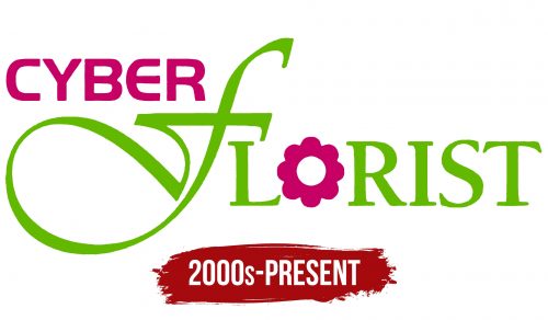 Cyber-Florist Logo History