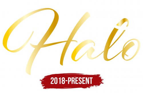Halo Beauty Logo History
