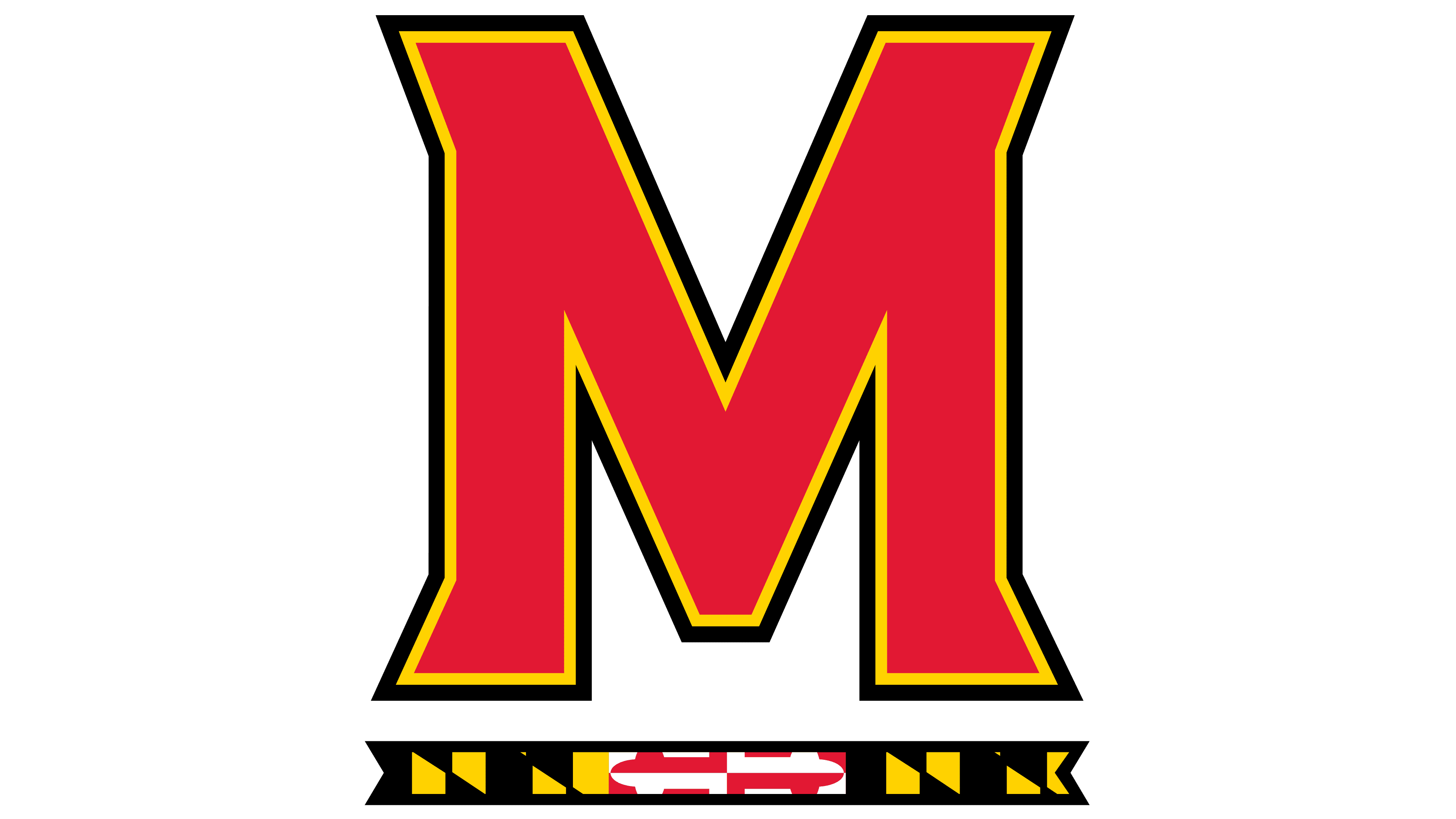 thumbnail image 2 of Maryland Terrapins TERPS 2 3/8" Banner Logo Patch - NCAA College Sports Iron-On Embroidered Applique 2 of 5