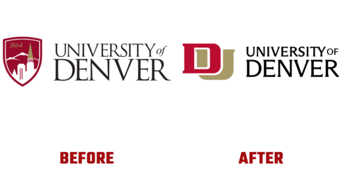University of Denver Logo Evolution