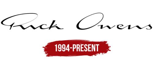Rick Owens Logo History