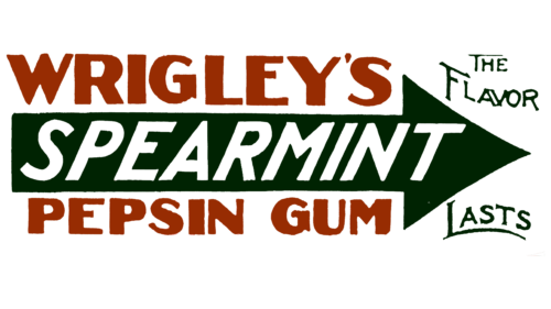 Wrigley's Spearmint Logo 1913