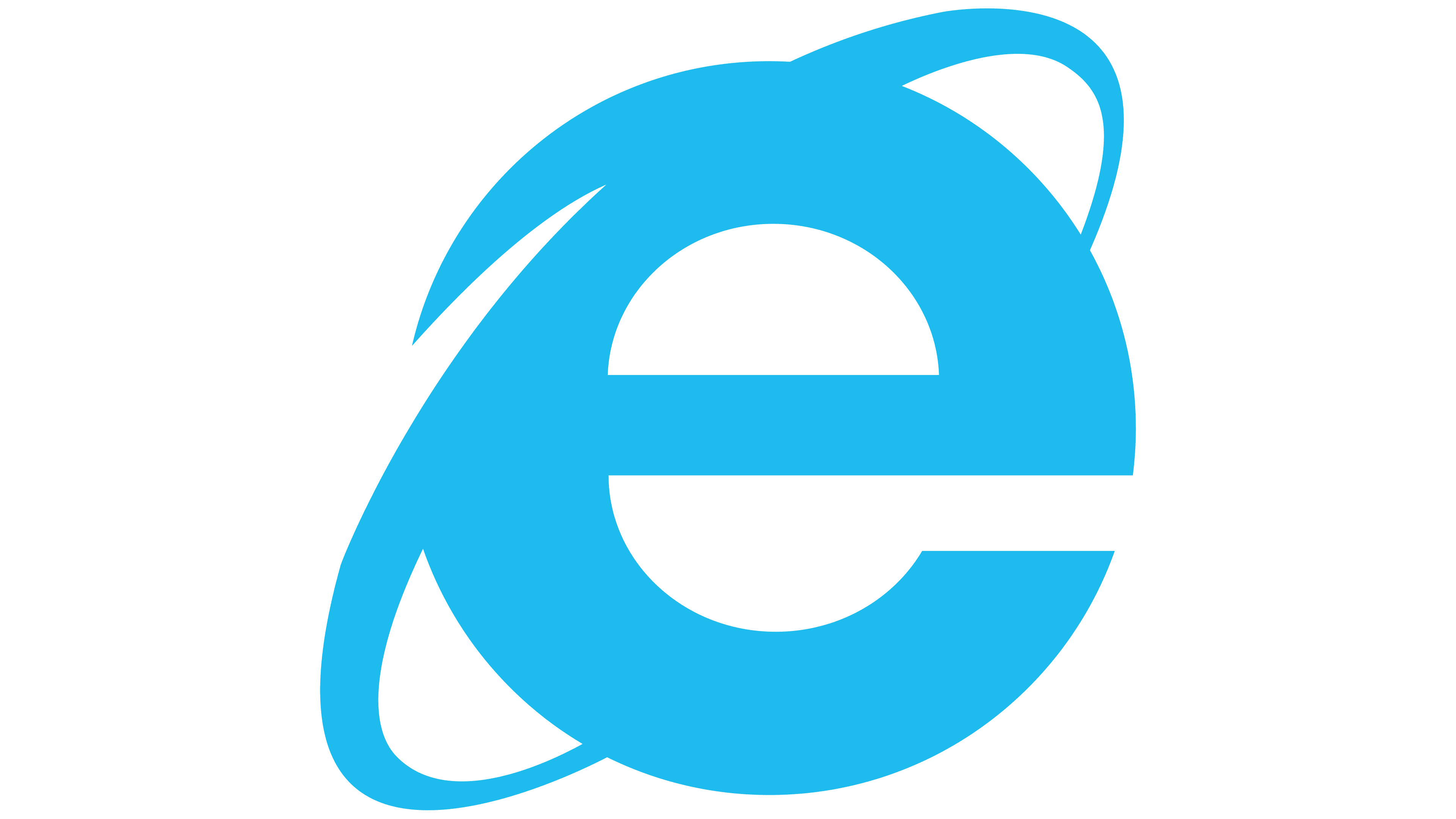 Microsoft edge browser brand logo symbol with name