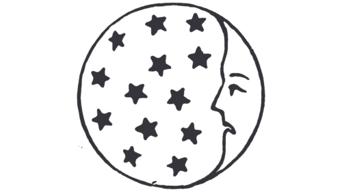 Moon and Star Logo 1875