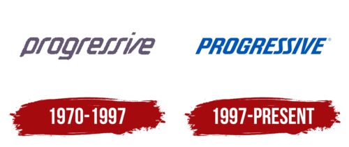 Progressive Logo History