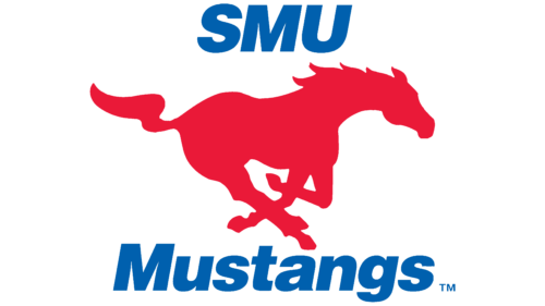SMU Mustangs Logo 1982