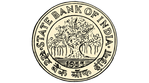 State Bank of India Logo 1955