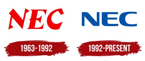 NEC Logo History