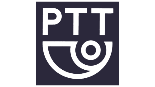 Staatsbedrijf der Posterijen, Telegrafie en Telefonie (PTT) Logo 1957