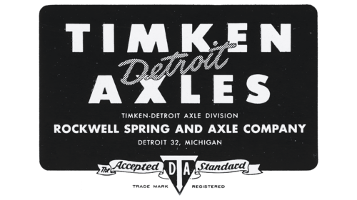 Timken-Detroit Axle and Wisconsin Axle Logo 1929