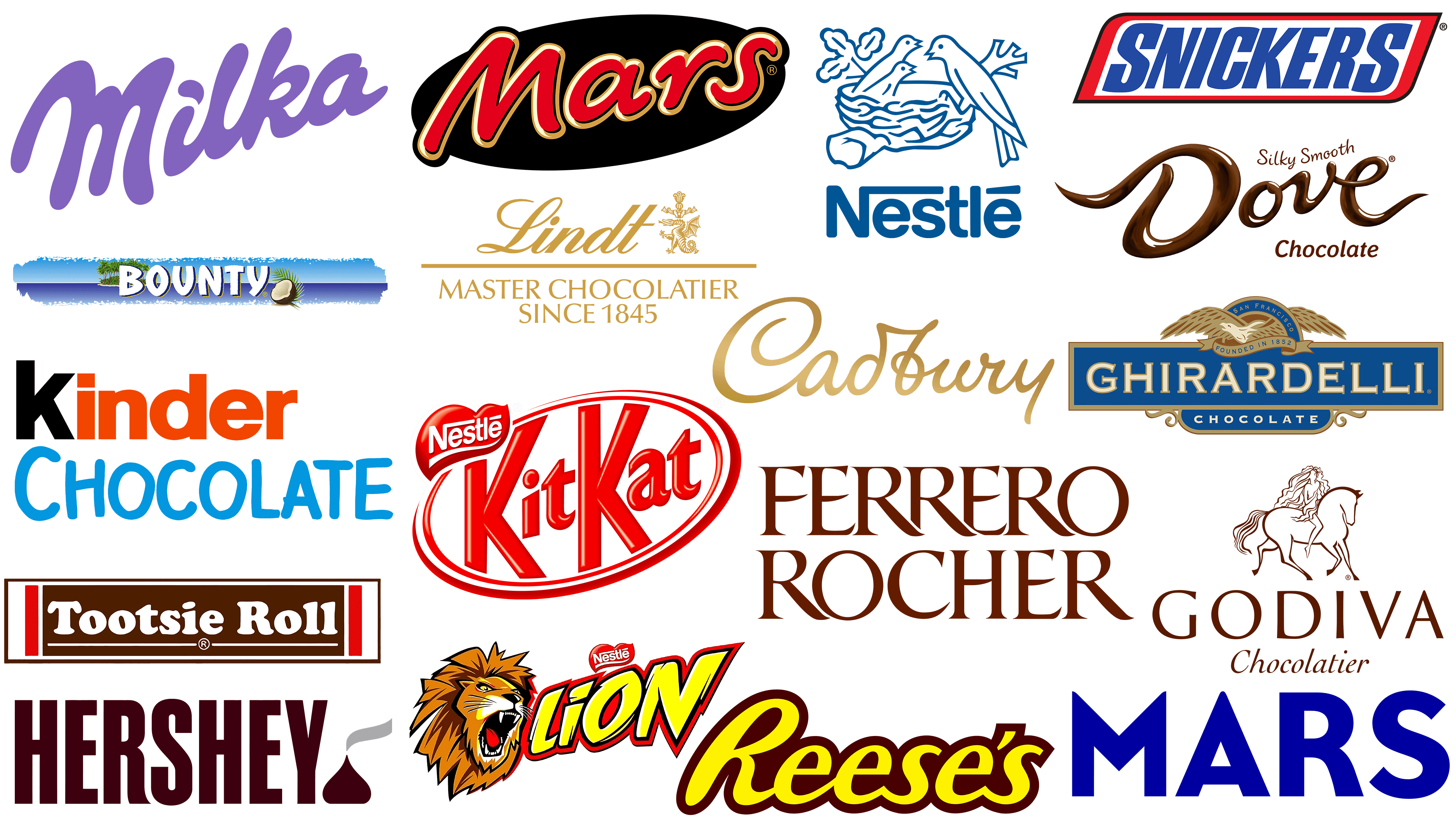 candy bar logos