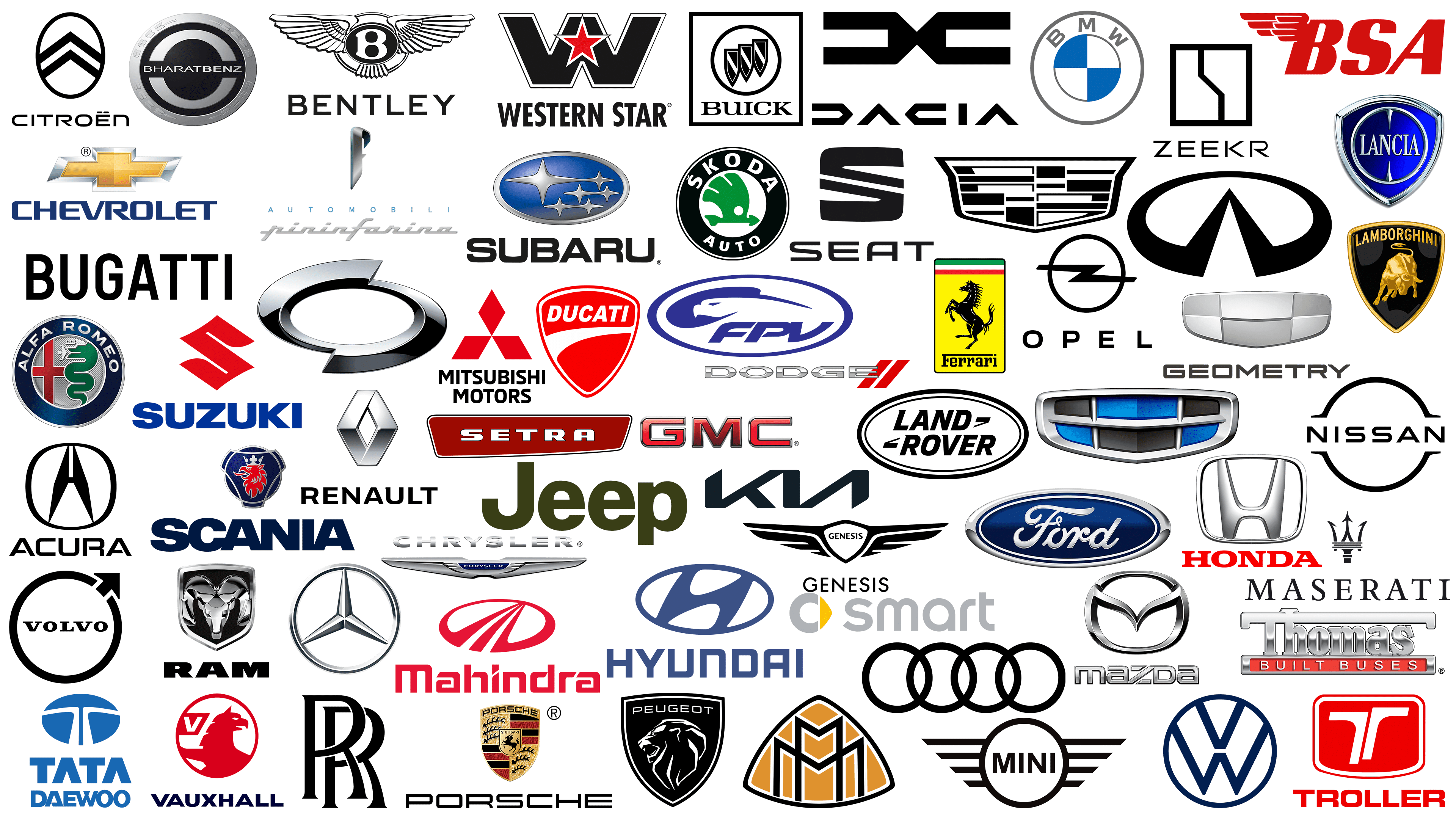 All Car Brands In The World