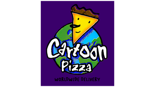 Cartoon Pizza Logo 2001